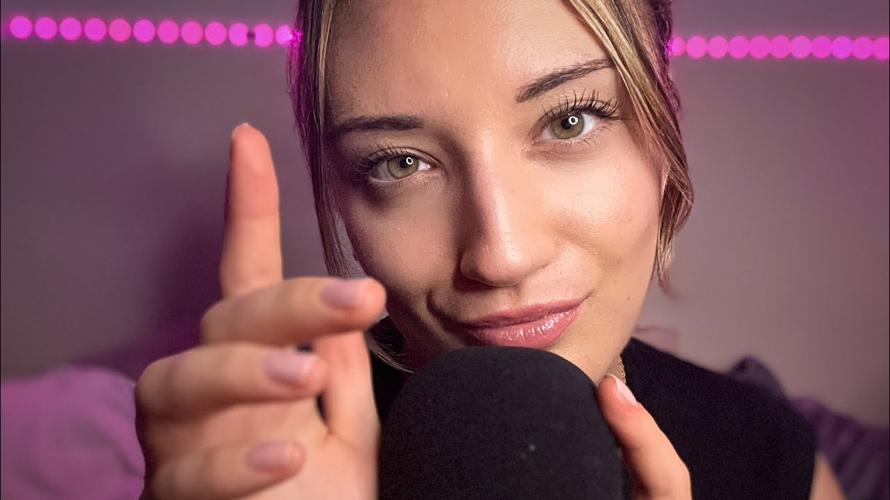 ASMR MOUTH SOUNDS 👄 + visual, sticky sounds, tapping
