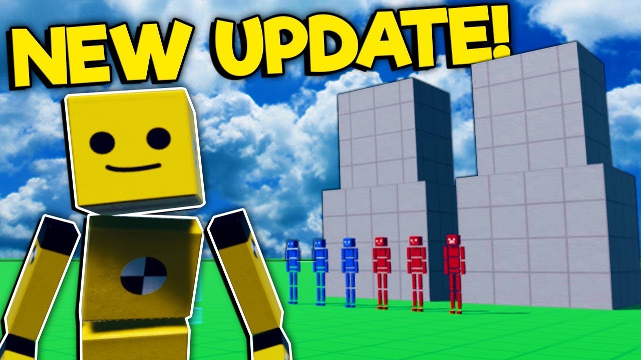 Playing with the Defender Ragdolls & Pistons in the New Update! - Fun With Ragdolls Gameplay
