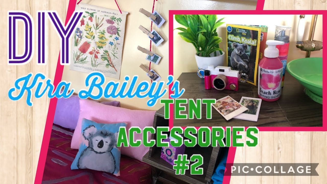 DIY American Girl Kira Bailey Tent Accessories 2