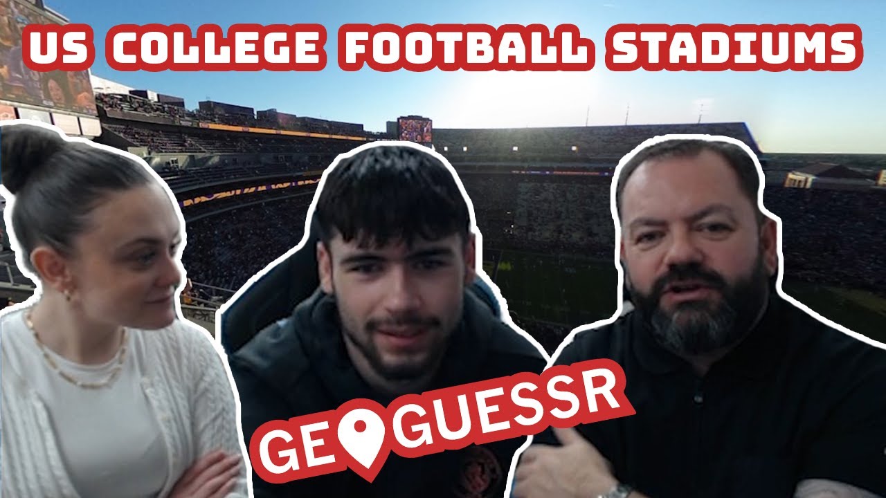 GEOGUESSR | Футбольные стадионы колледжей США! Британская семья