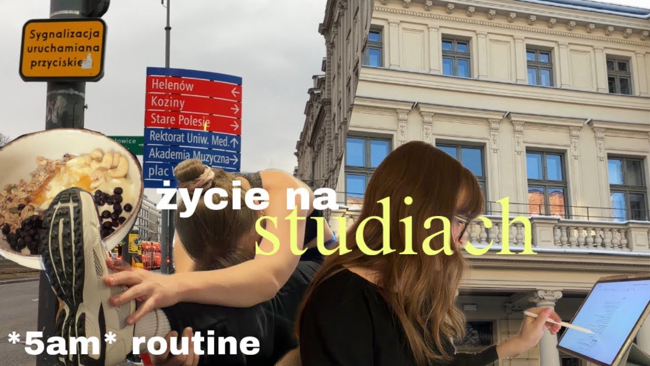 5am - rutyna na studiach💆🏼‍♀️ - STUDY VLOG - siłownia i przepisy 