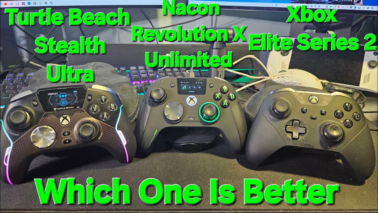 Xbox Controller Battle Nacon Revolution X Unlimited Turtle Beach Stealth Ultra & Xbox Elite Series 2