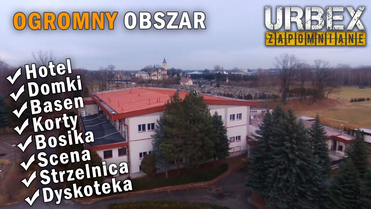 Ogromny kompleks Sportowy z Hotelem - Urbex