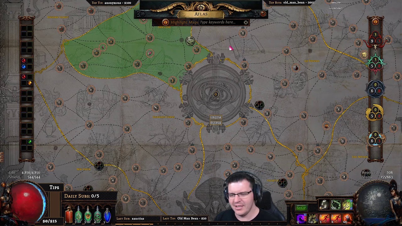 3.9 Atlas Guide,  kind of?   What I have learned so far. (How to get watchstones)