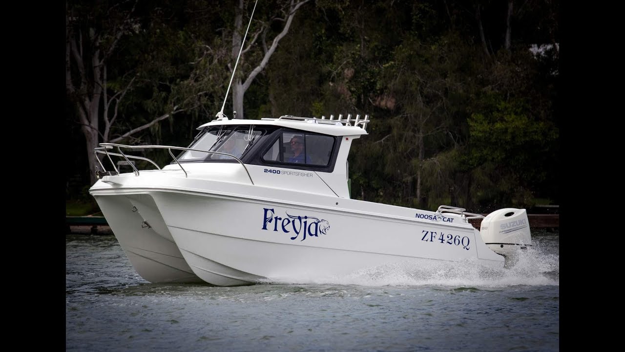 Noosa Cat 2400 with DF150AP Suzuki outboards