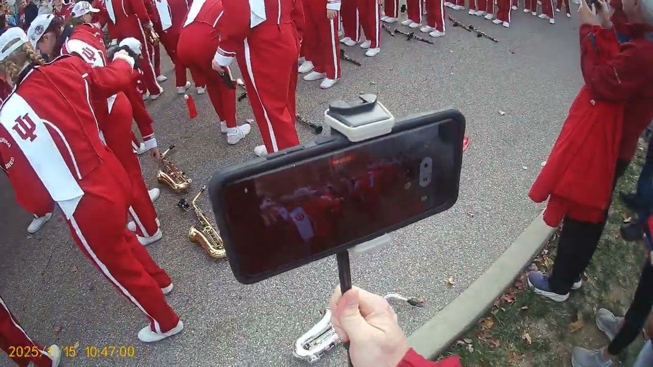 Indiana Marching Hundred Nov 15, 2025 THE WALK Part 2 Hoosier Band Dad RAW GOPRO Footage