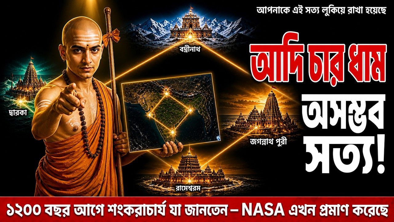 আদি চার ধামের চমকপ্রদ রহস্য ও আসল কাহিনী