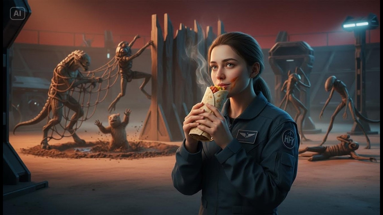 Humans Can’t Survive Deathworld Training,” He Mocked — She Didn’t Even Stop Eating | HFY | Sci-Fi