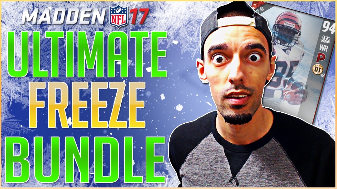 MADDEN 17 ULTIMATE TEAM: ULTIMATE FREEZE BUNDLE UNBOXING!
