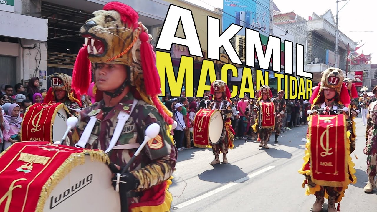 MACAN TIDAR Aksi Drumband GSCL AKMIL MAGELANG 2019 | Karnaval Pembangunan Kota Magelang 2019