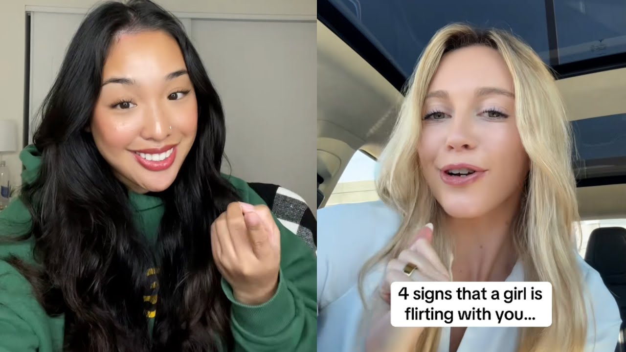 Women reveal the signs she's flirting with you