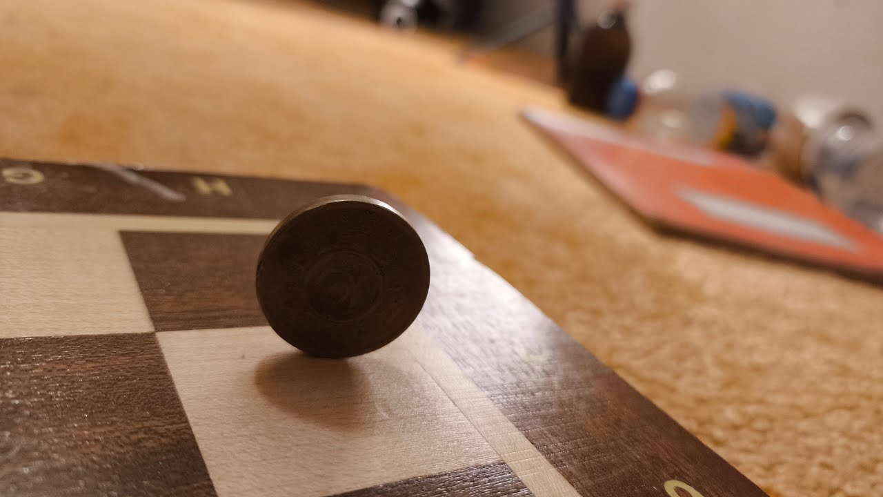 Can i flip coin on it's side? (day 1)