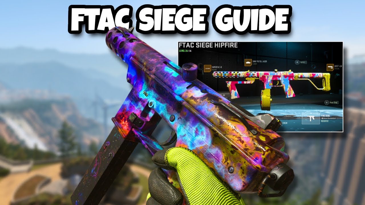 How to Unlock FTAC SIEGE & Camo Guide (4 Classes Included)