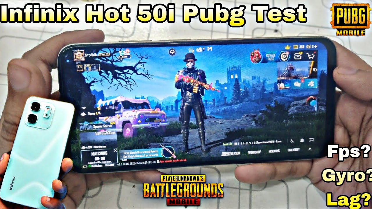 Infinix Hot 50i Pubg Test 2025 New Update 