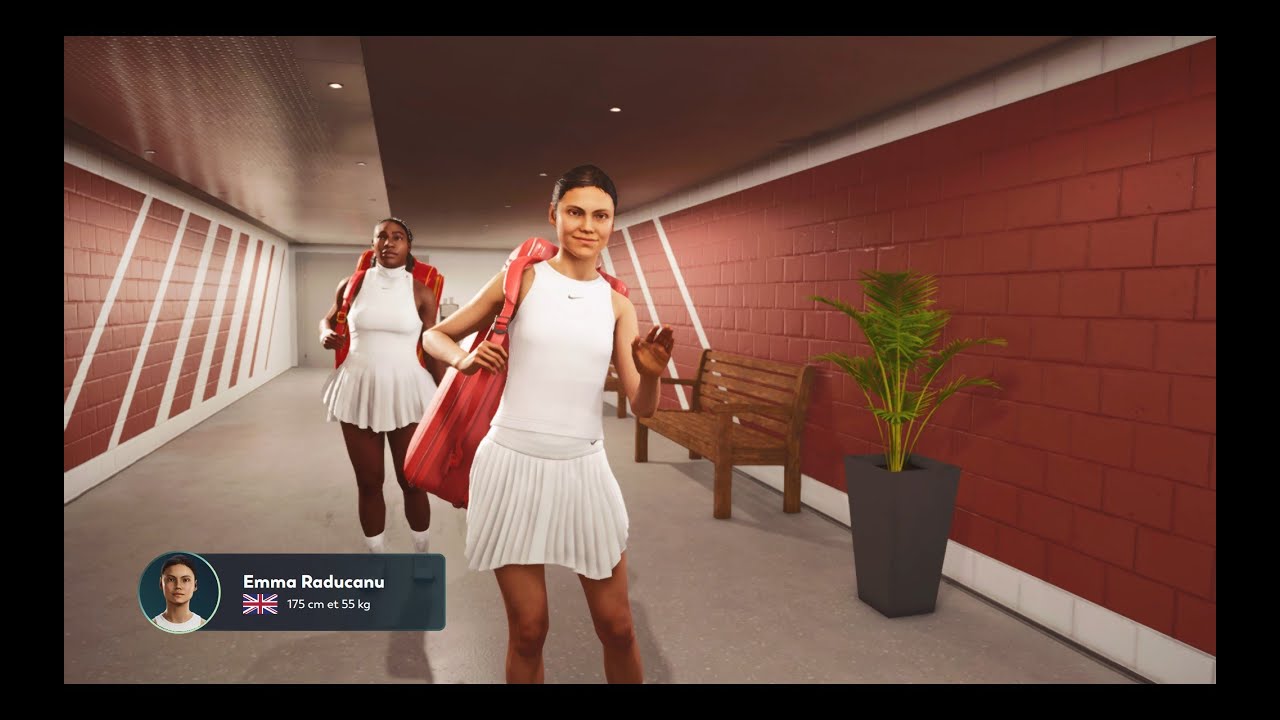 TopSpin 2K25 2024 PC Serena Williams Vs Emma Raducanu Roland Garros Expert difficulty