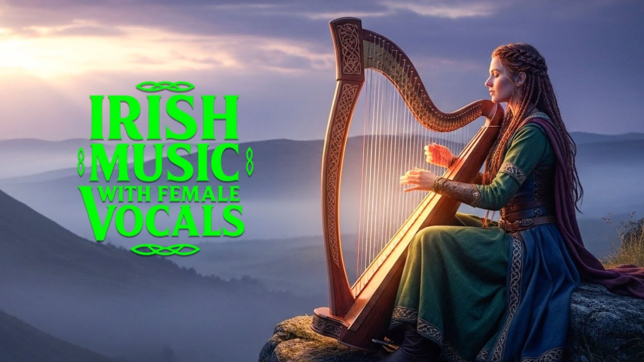 Magical Irish Celtic Music – Female Harp & Vocals for Relaxation ✨🍀