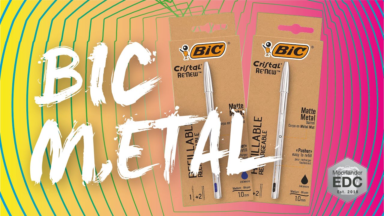 Bic Crystal Metal EDC Pen