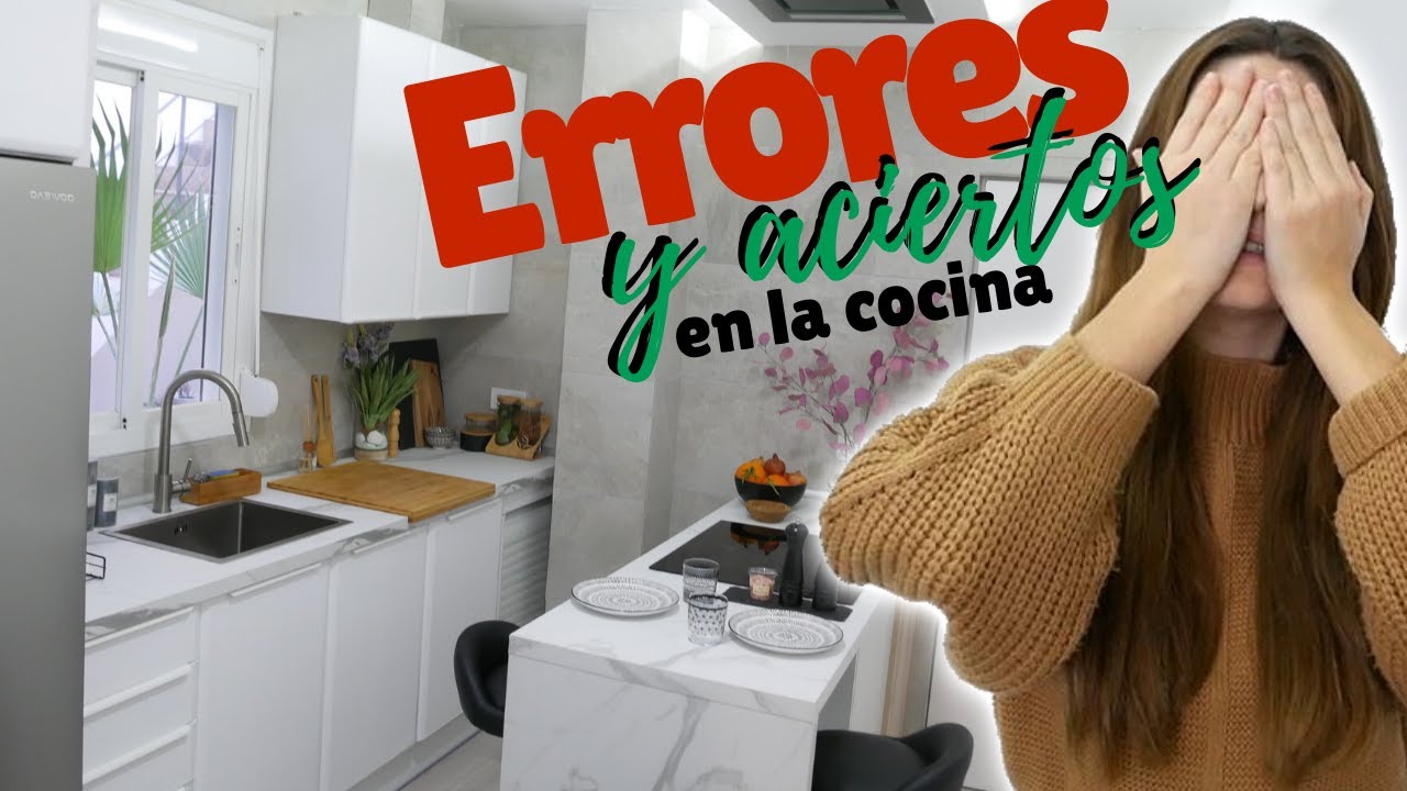 Cocina Pequeña❤ - ERRORES👎❌ Y ACIERTOS👍✅ (¿CAMPANA DE TECHO, PENÍNSULA, ILUMINACIÓN?)