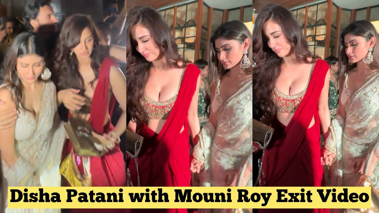 Bollywood Best Friends Disha Patani & Mouni Roy with Husband Exit Video from Diwali Party😍❤️
