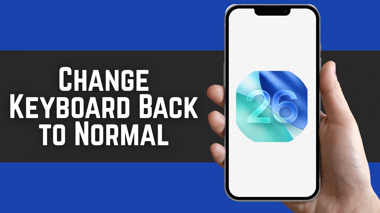 How to Change iPad Keyboard Back to Normal 2026