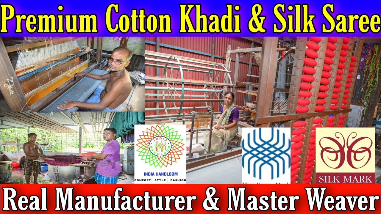 কলকাতার বেস্ট সন্ধান Premium Cotton Khadi & Silk Saree Real Manufacturer & Master Weaver