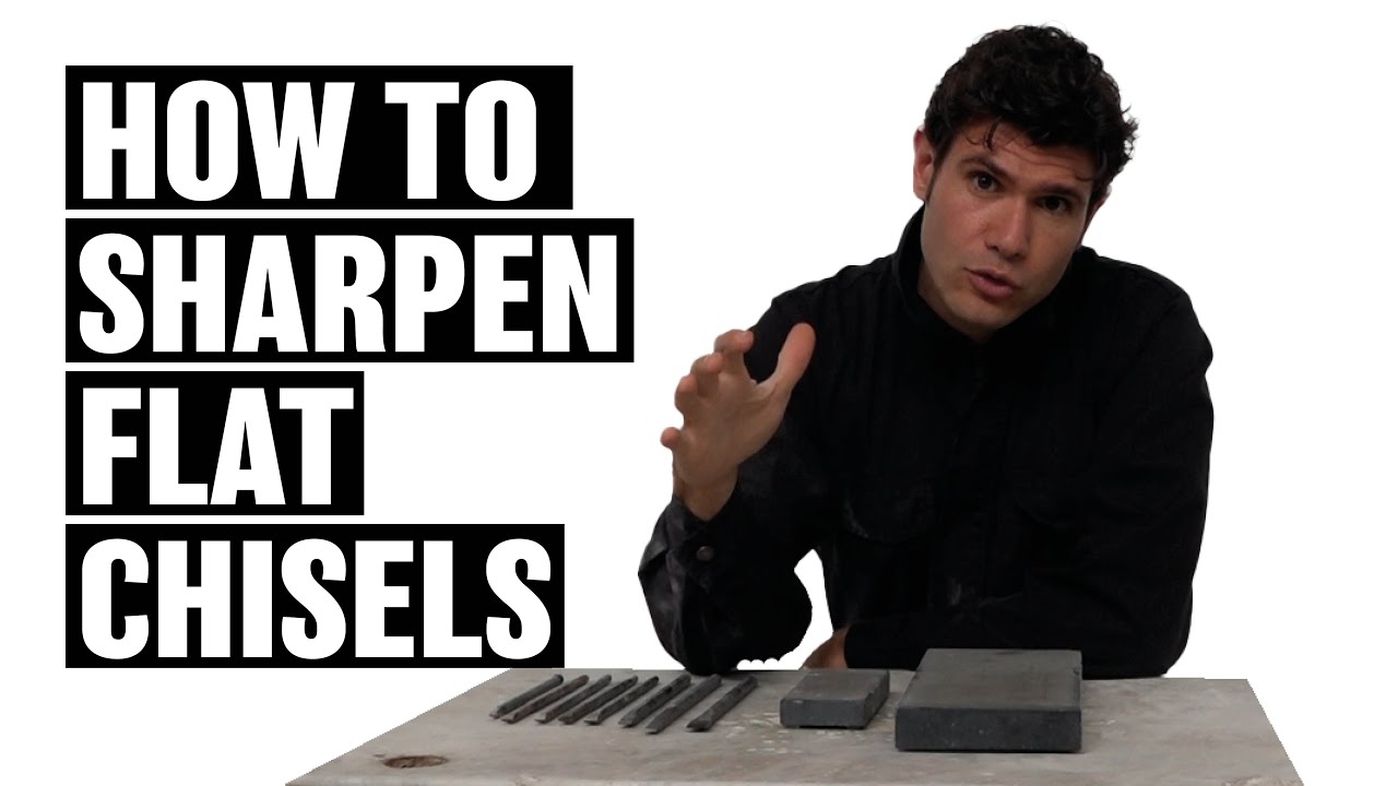 Sculpture Tutorial | How to Sharpen the Flat Chisels for Stone Carving