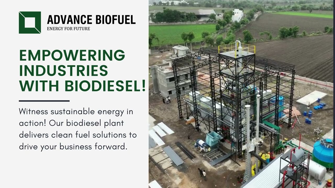 Biodiesel Plant in Action: Powering the Future with Sustainable Energy! | Advance Biofuel