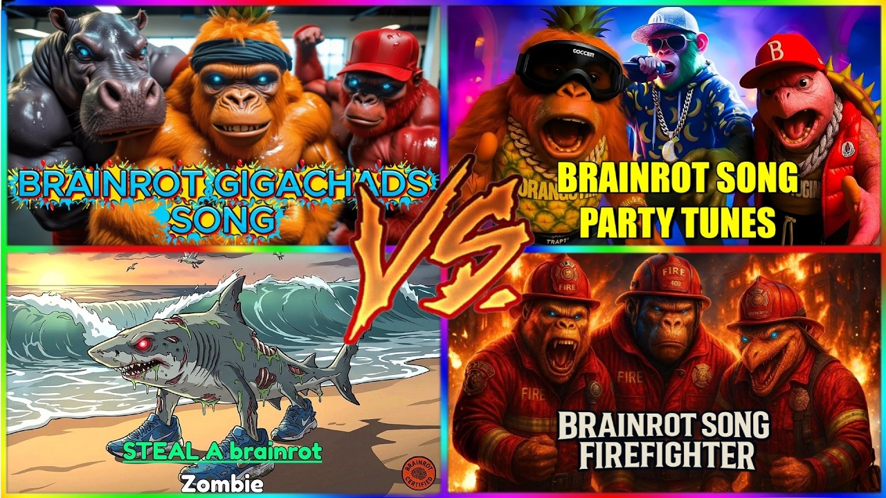 🧠🔥 Brainrot Battle: Party Tunes VS Monkey Madness