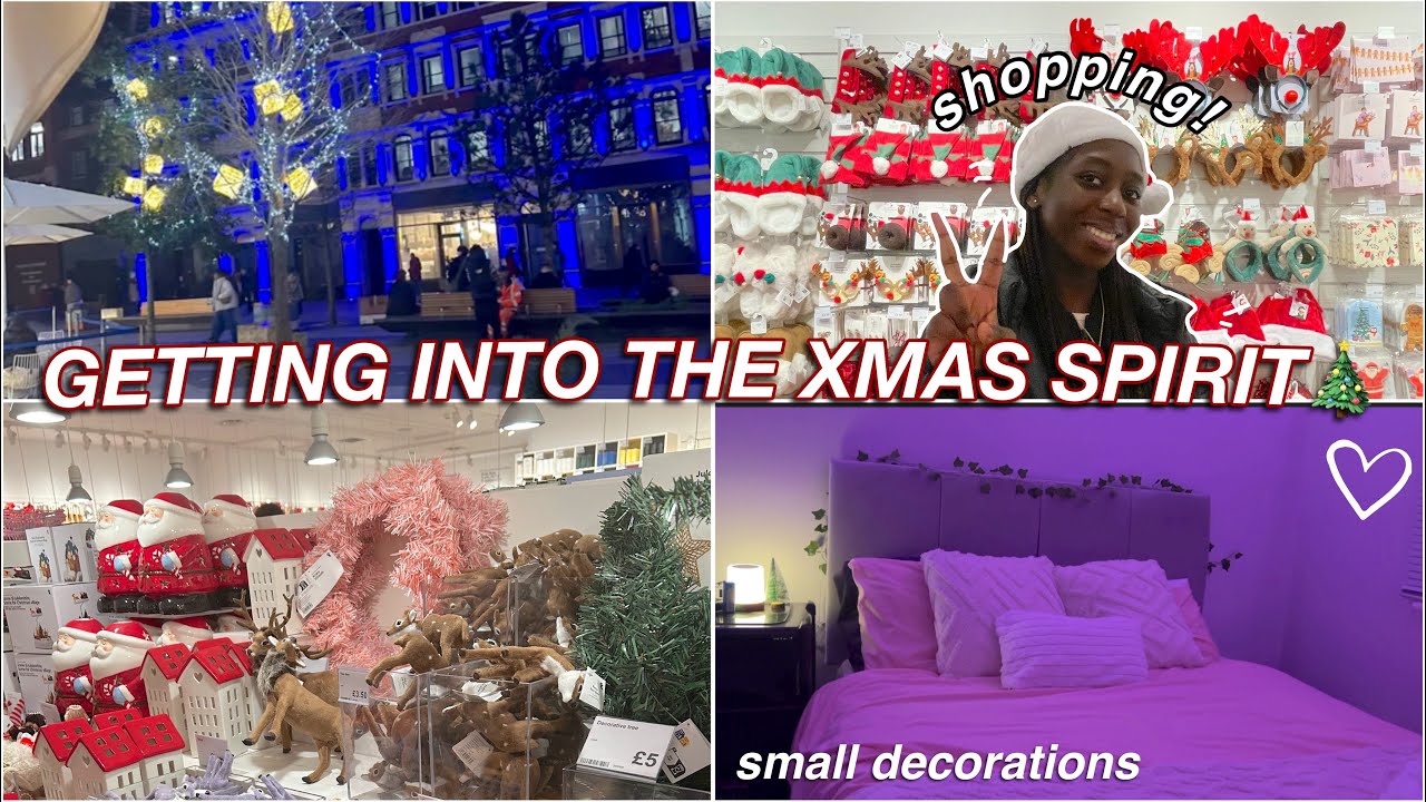 GETTING INTO THE CHRISTMAS SPIRIT (shopping, haul, etc.)