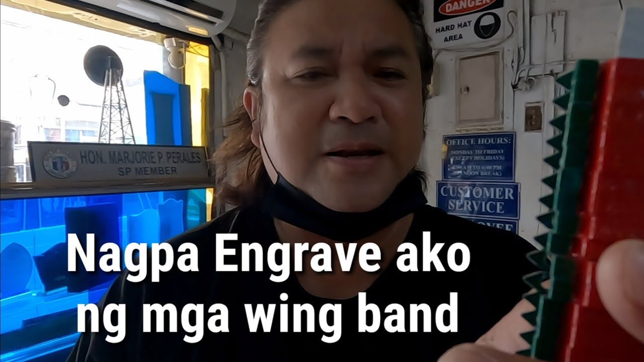 EP329: Nagpa engrave ako ng mga wing band for ID ng ating mga alaga