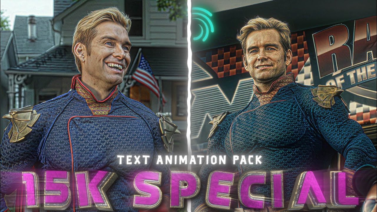 15K Special Text Animation Pack On Alight Motion