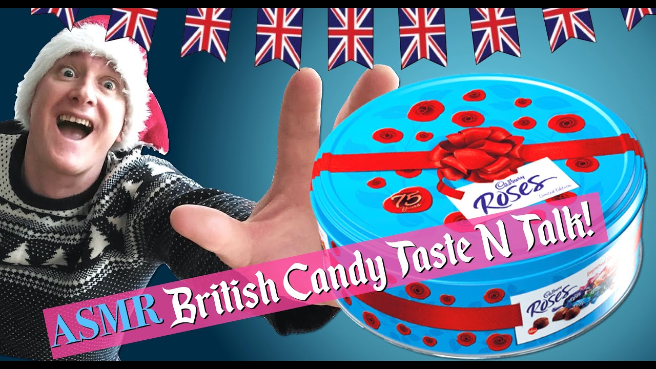 ASMR British Candy Taste N' Talk | Cadburys Roses