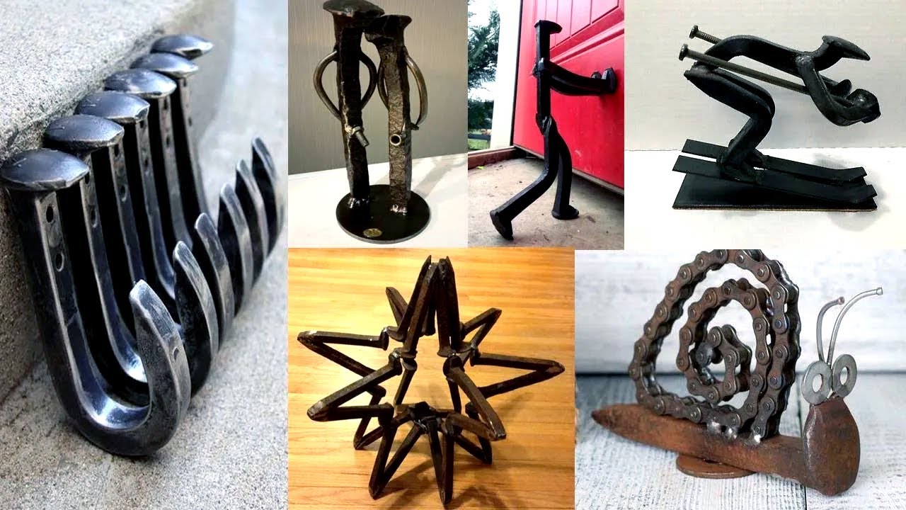 Railroad Spike Metal Art Ideas to Make Easy Money on Selling Online