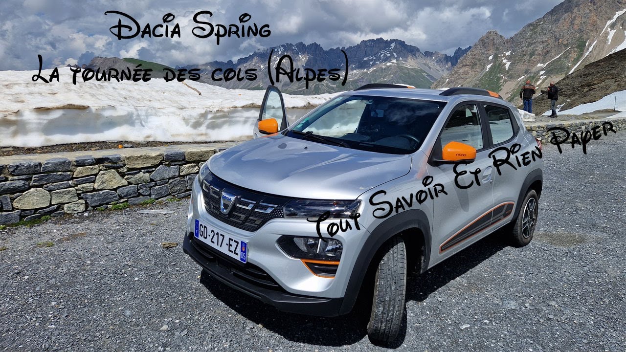 Dacia Spring - La tournée des cols (Alpes)