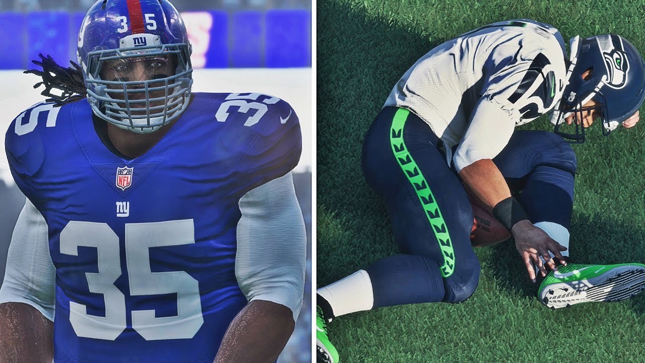 Madden 18 Career Mode - Chubby INJURES R.Wilson! OUR 1ST PICK 6!! Will Chubby Leave NY?!