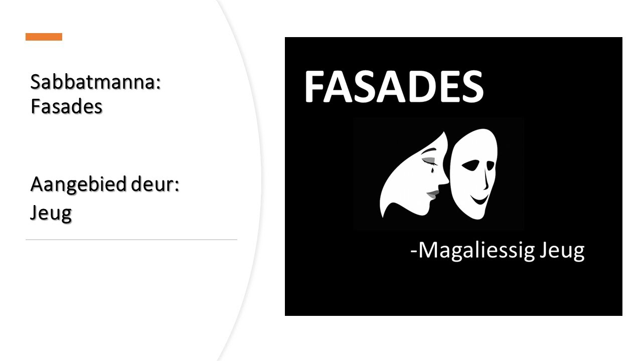 05 Mar 2022: 09h30 - jeug Fasades - Sabbatmanna