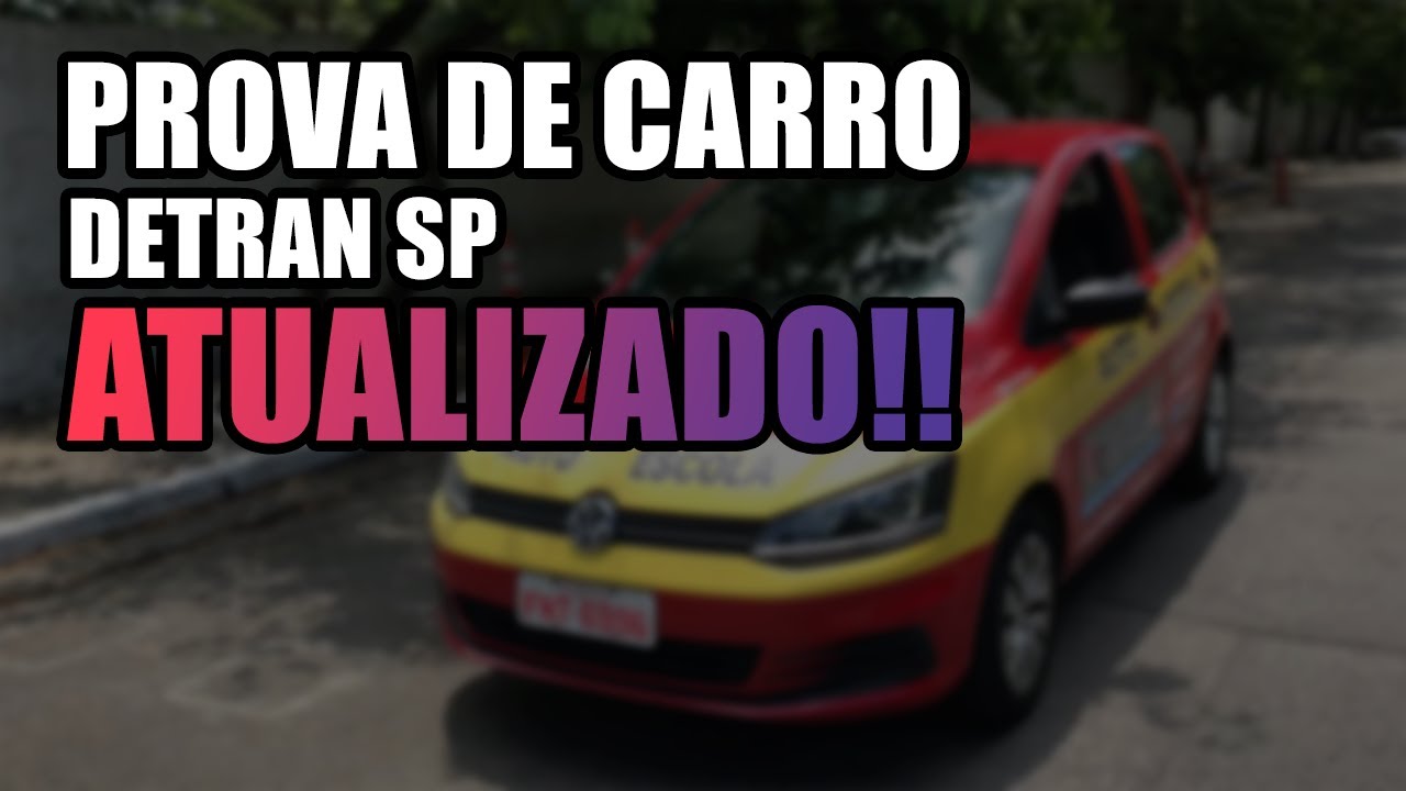 Prova de Carro Detran SP - Cemitério Campo Grande ATUALIZADO!