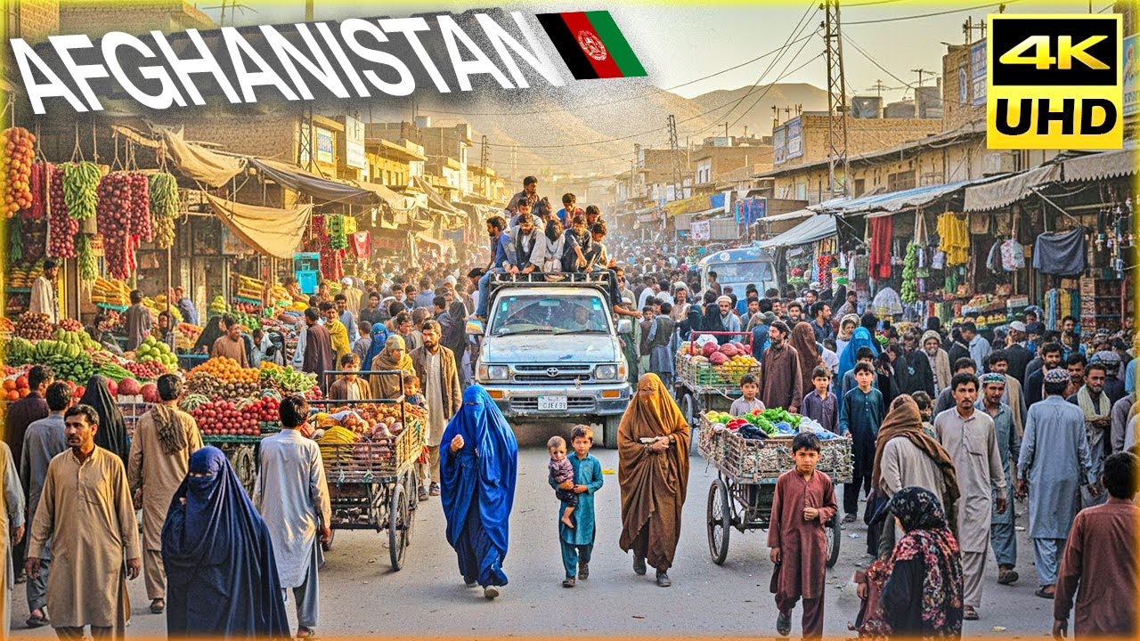 🇦🇫Afghanistan UNSEEN walking Tour in - 4K 60FPS | How Afghan Lives under the controlled of T@libans