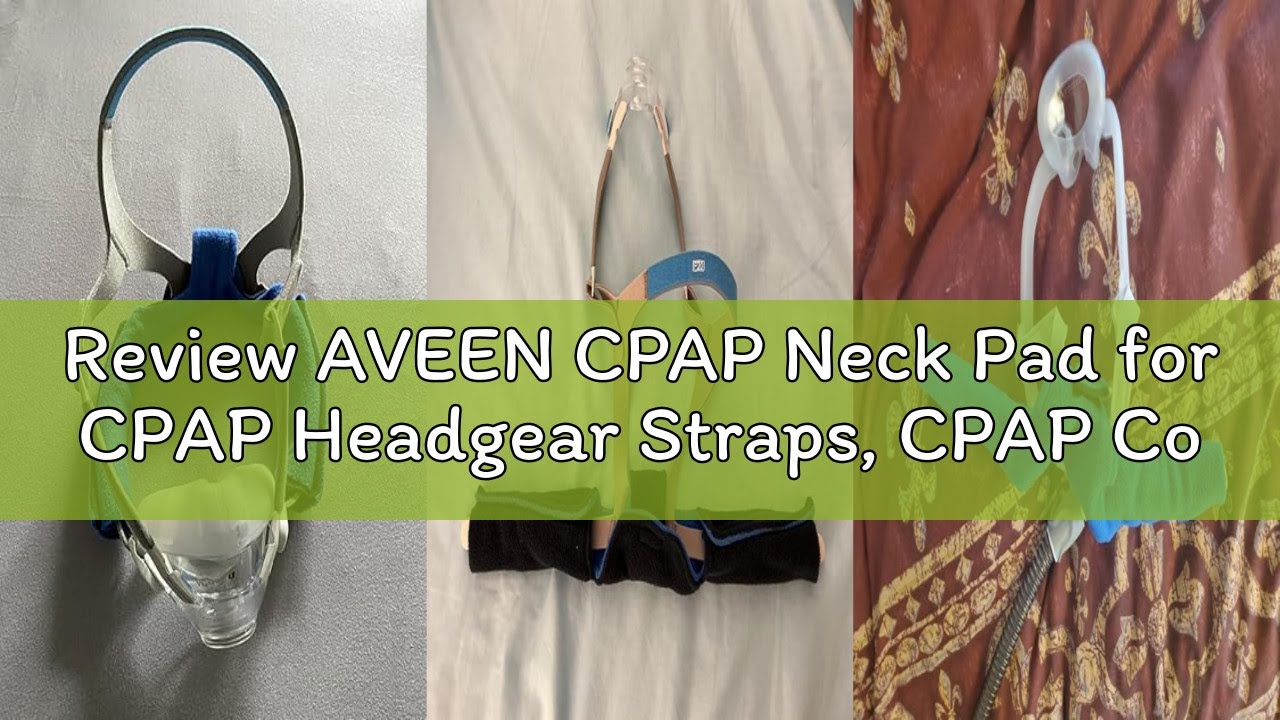 Review AVEEN CPAP Neck Pad for CPAP Headgear Straps, CPAP Comfort Neck pad, CPAP Covers, Fleece CPAP