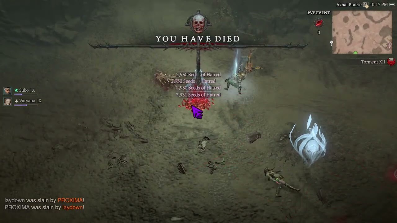 Diablo 4 Season 13 PVP battle. Thorns paladin with iron maiden vs all!