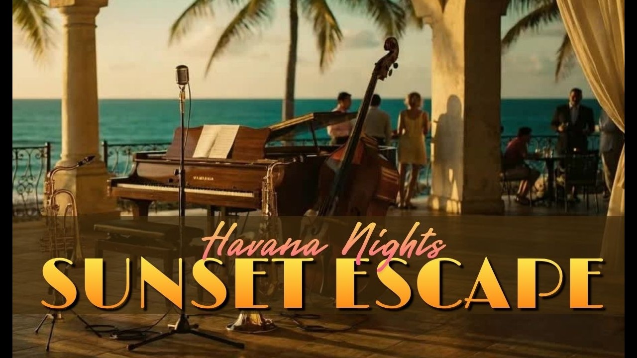 Sunset Jazz Lounge🍸 Smooth Happy Hour Flows 🌃 Unwind & Relax