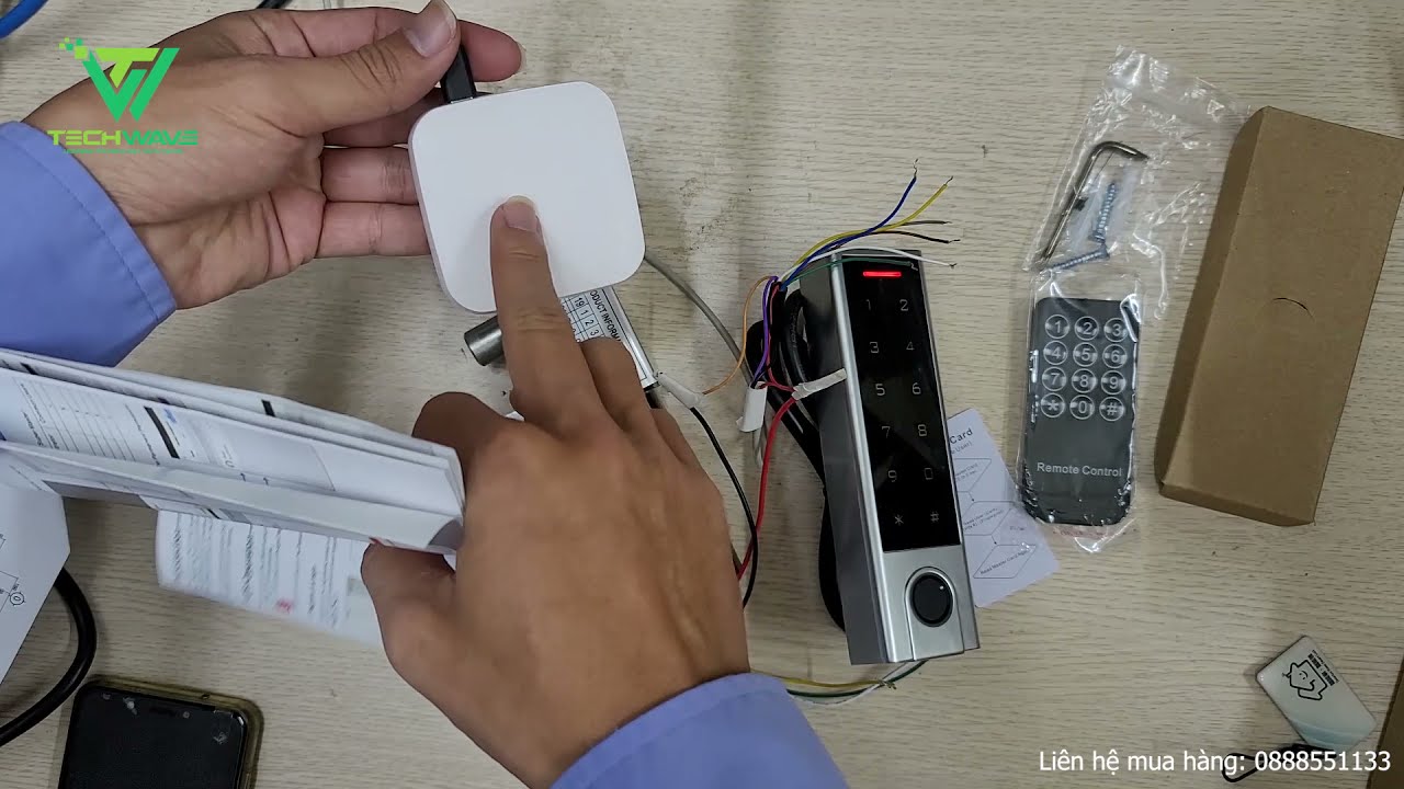 Access control HF3-BT-Tuya ( khóa kiểm soát truy cập smart home Tuya) phần 1