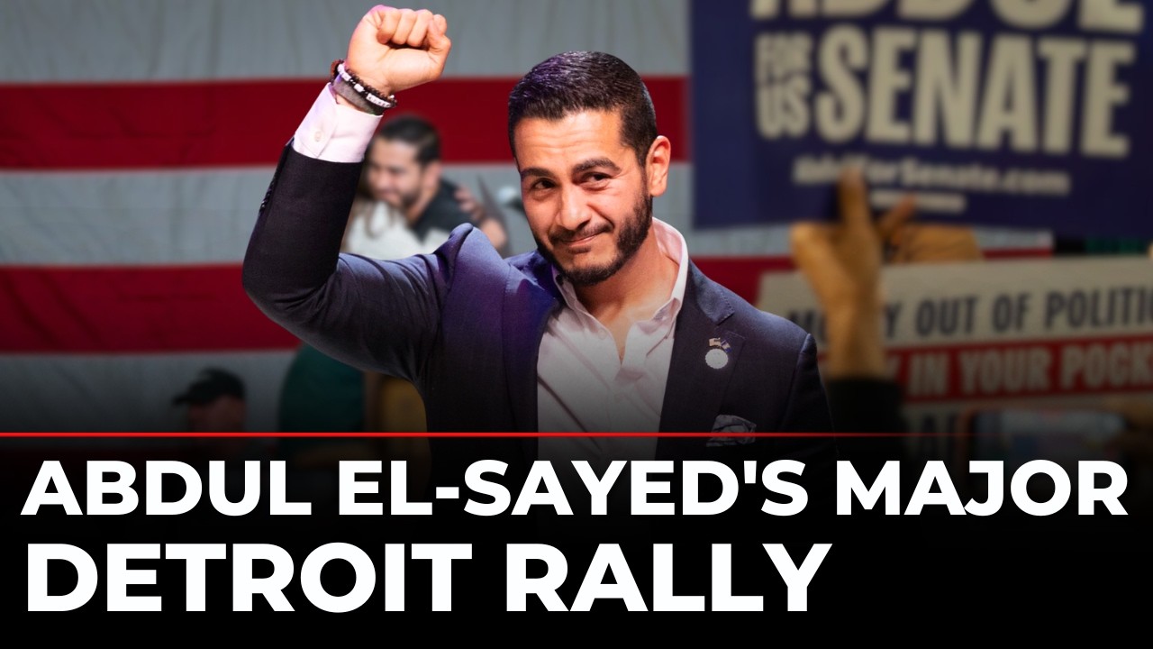 LIVE: Abdul El-Sayed's Major Detroit Rally | Michigan  | Midterms