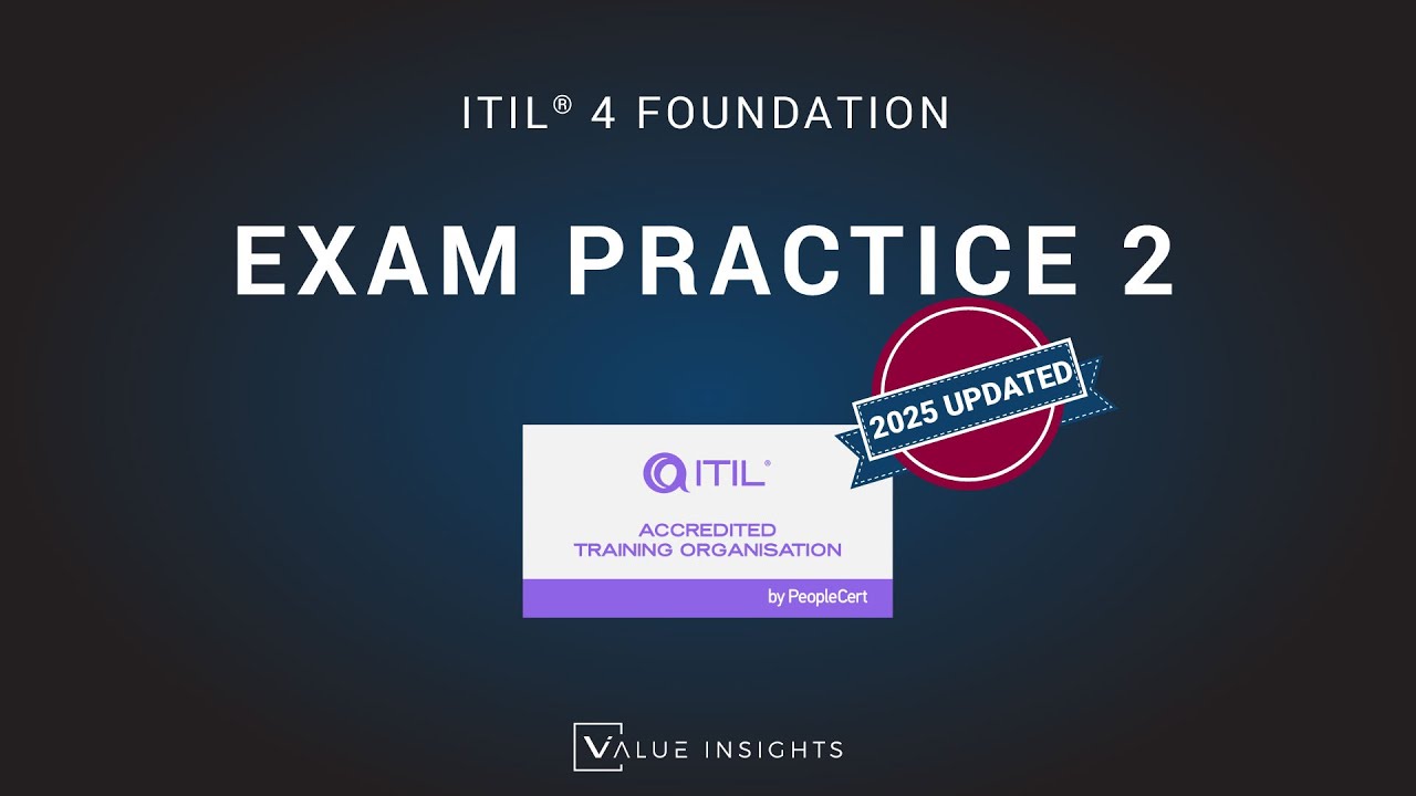 БЕСПЛАТНЫЕ карточки с вопросами к экзамену ITIL® 4 Foundation 2