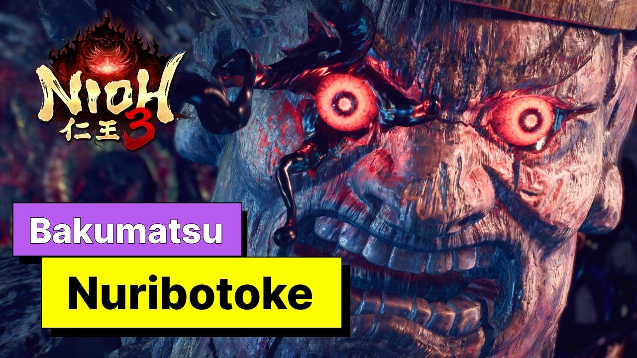 NIOH 3 - Vaincre NURIBOTOKE - 1v1 - BOSS à Sanjo - J'ai adoré ce combat
