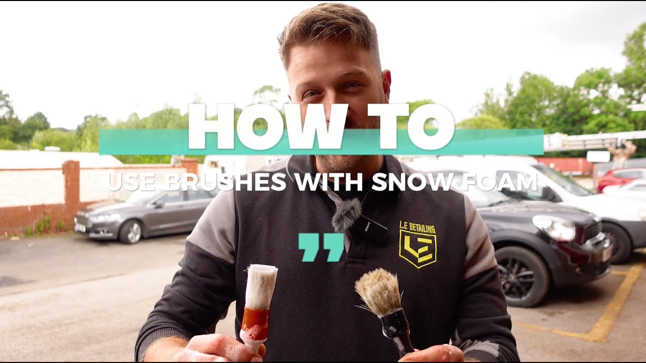 How To - USE BRUSHES and SNOW FOAM with FEED THE BEAST DETAILING