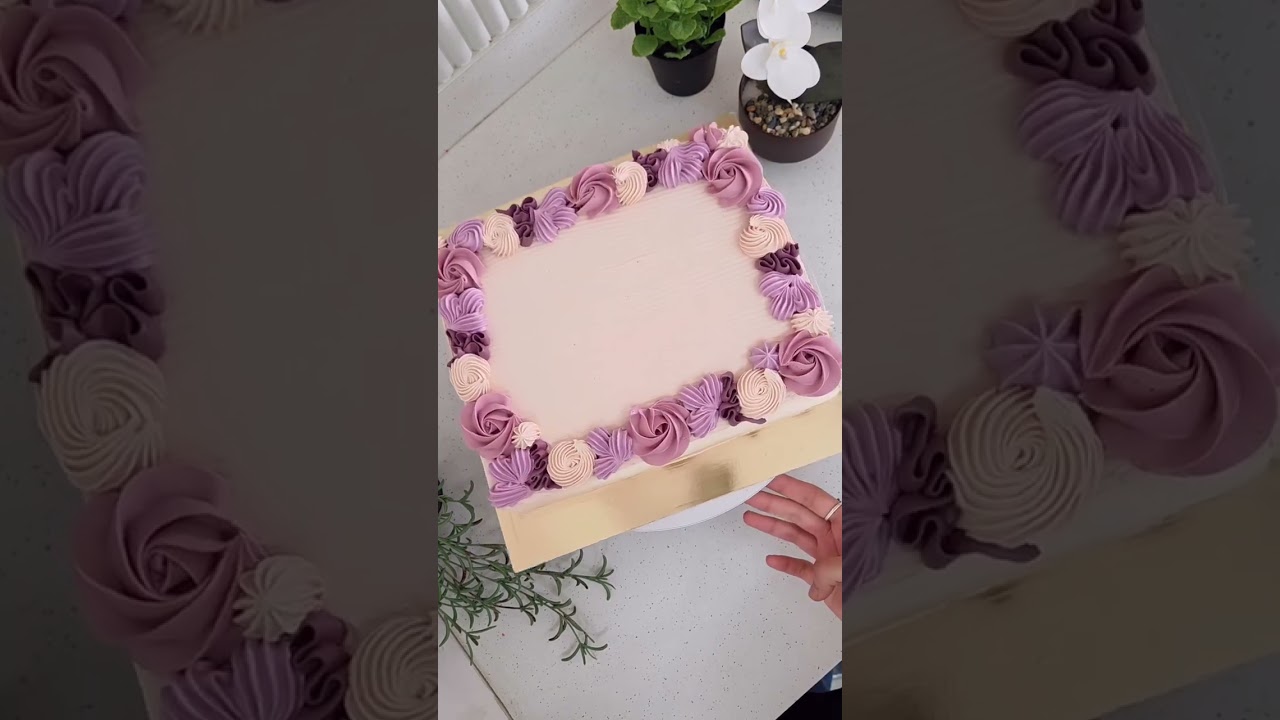 МИНИМАЛЬНОЕ УКРАШЕНИЕ ТОРТА 