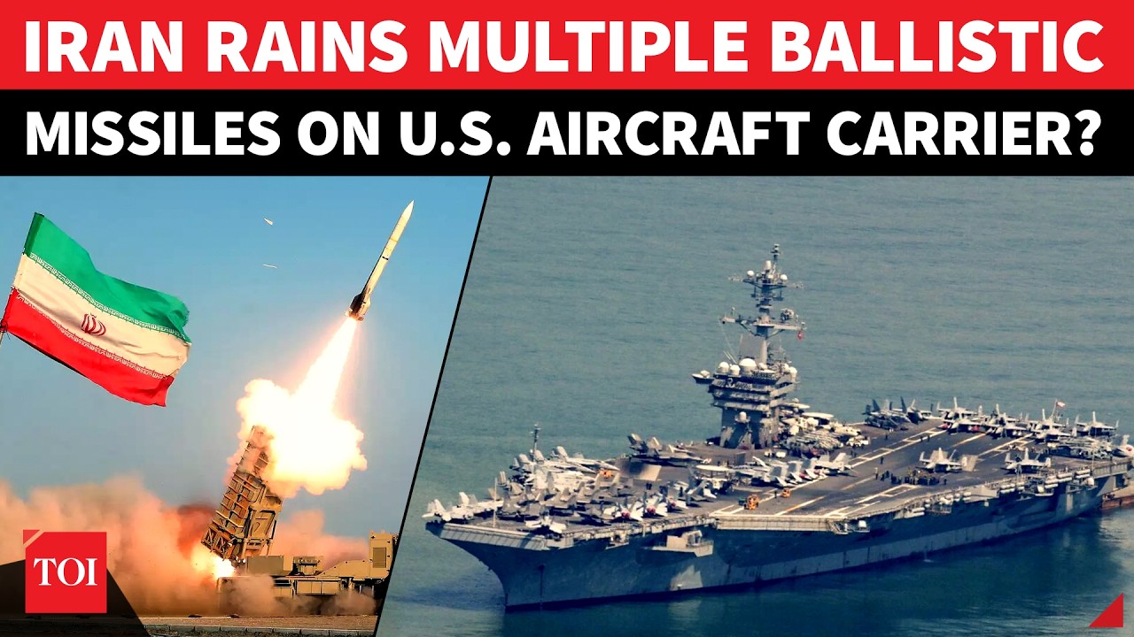 &lsquo;Forced To Flee&rsquo;: Iran&rsquo;s Shock Missile Attack On US Aircraft Carrier & Destroyer In Hormuz