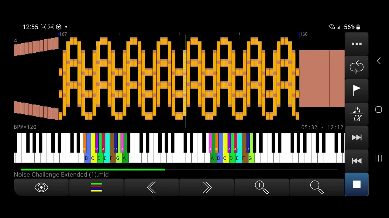 [BLACK MIDI] Noise Challenge Extended In MIDI Voyager (MOST VIEWED)