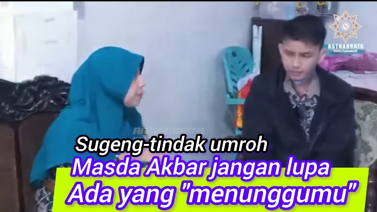 Sugeng-tindak umroh, masda Akbar. Jangan lupa ada yang 